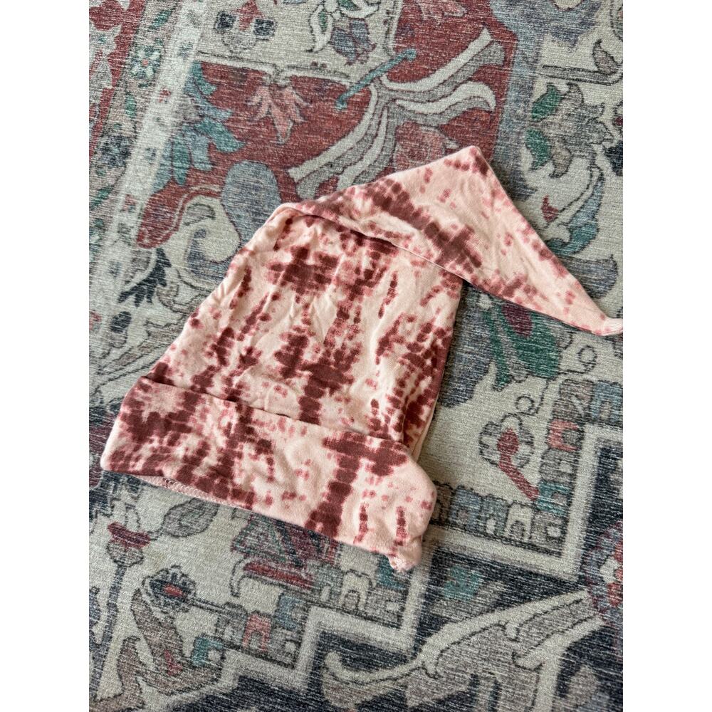 Kate Quinn Gnome Pointy Beanie Hat The Woods Shibori Dye Print 6-12 Months